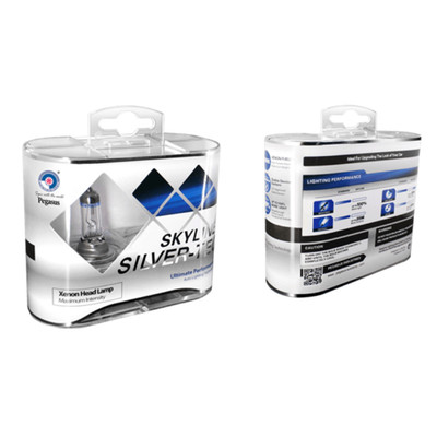 汽车前大灯近光远光HOD内充氙气灯泡增亮卤素灯雾灯H1H4H7H119005