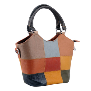 小圆象头层牛皮女包小香包菜篮子包真皮手袋时尚好心情手提包单肩