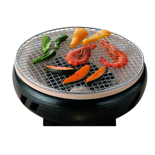 日淘社万古烧碳烤炉 日本进口陶土烤肉炉家用炭火烧烤炉 户外烤炉