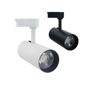 射灯led轨道灯服装店中性光30瓦4000k6000k展厅3000Kcob导轨射灯