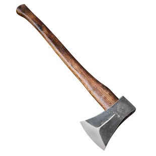 苗朗刀新品轨道斧头家用劈柴砍树锻打专用加重老式砍柴伐木全钢斧