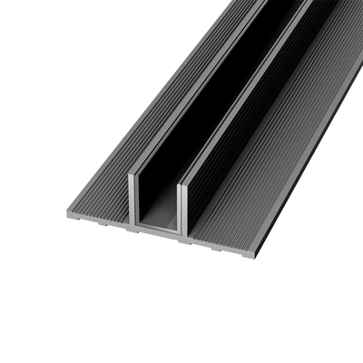 铝合金F型玻璃卡槽淋浴房隔断