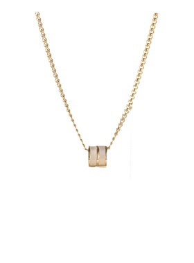 千禧媛喜珍珠贝壳流苏中链锁骨链