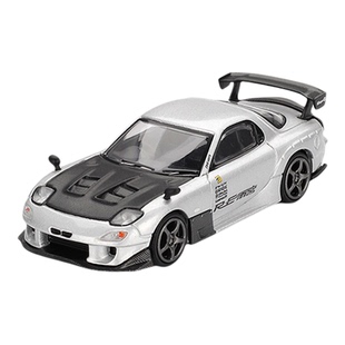 minigt车模1:64马自达RX-7 RE-Amemiya Silver Metallic1106