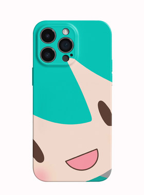 适用于iPhone17Promax保护套初音未来全包16promax手机壳15pro个性14plus女生12磨砂16plus苹果12pro精孔华为