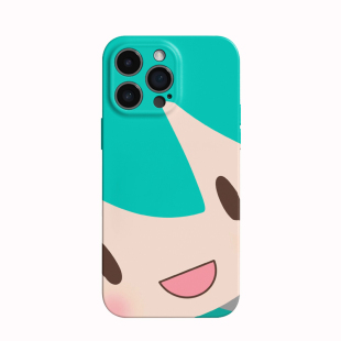 适用于iPhone17Promax保护套初音未来全包16promax手机壳15pro个性14plus女生12磨砂16plus苹果12pro精孔华为