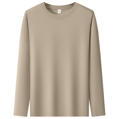 新疆棉长袖打底衫内搭男