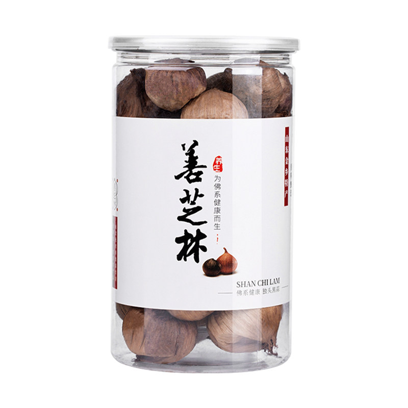 善芝林山东金乡独头黑蒜500g罐装