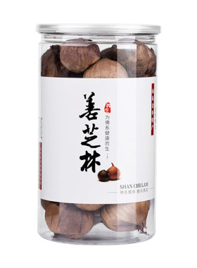 善芝林山东金乡独头黑蒜500g罐装