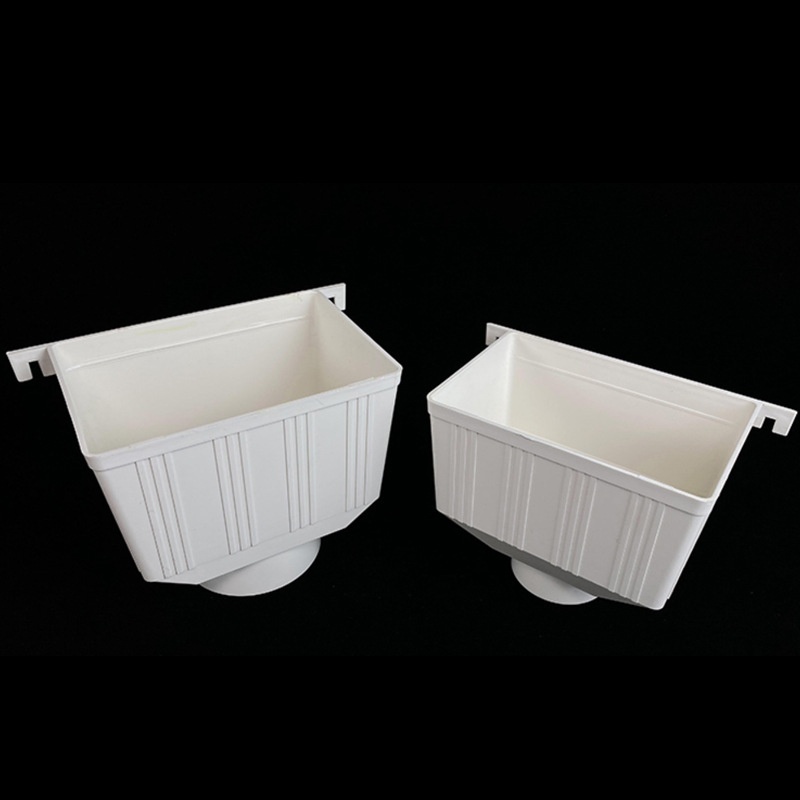 pvc雨水斗排水管水管集水配件落水下水管两用斗排水管75-160斗