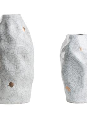 几何风售楼会所家具展厅创意陶瓷