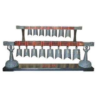 武汉曾侯乙编钟乐器可演奏编磬文玩中式复古文艺礼品青铜茶室摆件