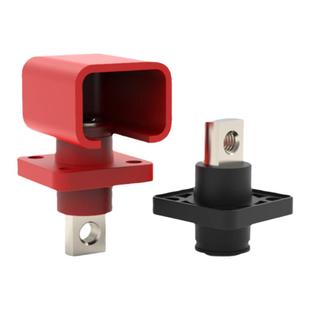 储能接线柱120A150A200A300A穿墙式方形电池连接器大电流储能端子