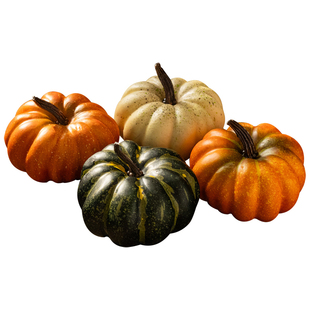 仿真南瓜摆件假模型水果蔬菜道具丰收节秋日氛围布置造景装饰品