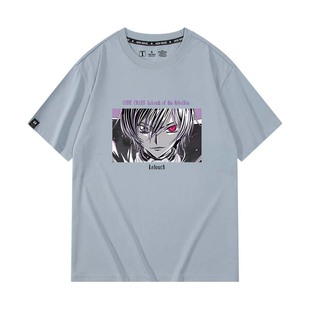 反叛的鲁路修 叛逆的鲁鲁修动漫周边宽松上衣服男女休闲短袖T恤衫