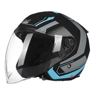 坦克头盔男女电动车防雾半盔机车头盔四季半覆式蓝牙安全帽T536