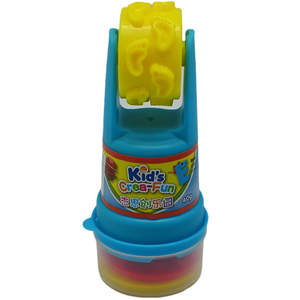 橡皮泥模具工具套装儿童手工不干粘土幼儿园diy印轮彩泥压模玩具