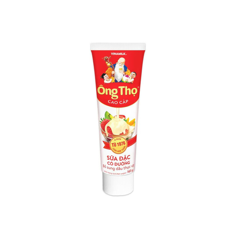 越南炼乳 ong tho寿星公165克 咖啡伴侣 商用烘焙奶茶水果捞原料