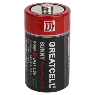 GREATCELL 1.5V碳性1号(D)电池R20P-GS华帝燃气灶电池包邮带CE