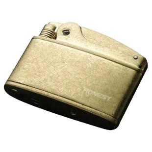 百诚复古老式打火机煤油一键按压点火磕头砂轮超薄防风创意个性