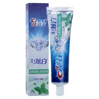 佳洁士牙膏3d炫白劲爽清新防蛀