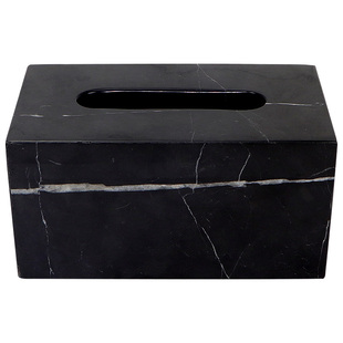 北欧ins大理石纸巾盒轻奢酒店客厅欧式餐巾抽纸盒定制印LOGO创意