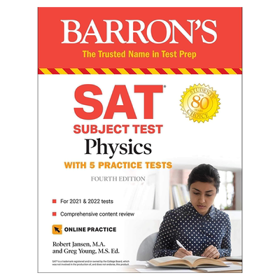 英文原版 巴朗SAT物理学 第4版 SAT Subject Test Physics With Online Tests 考试 Robert Jansen