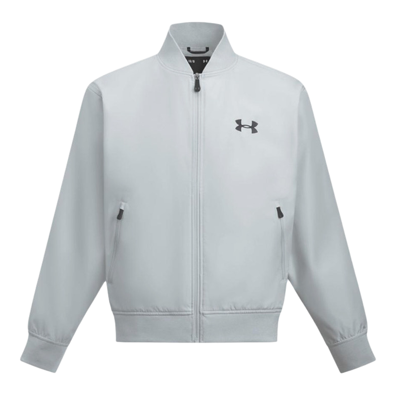UA/安德玛正品Woven男子简约训练防风运动夹克棒球服1389367-011