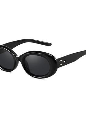 GM同款猫眼墨镜女复古时尚街拍