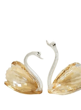 水晶天鹅客厅结婚礼物水晶天鹅