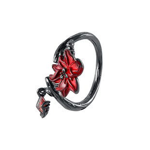 恋与深空秦彻印象戒指女曼陀罗指环高级感小众暗黑风甜酷辣妹食指