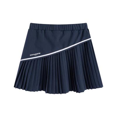 onmygame女童短裙儿童百褶半身裙