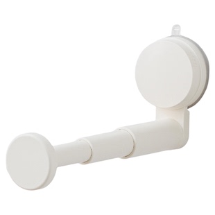 可伸缩奶油色吸盘衣架收纳架神器阳台壁挂家用免打孔衣架整理挂钩