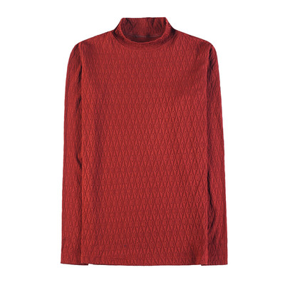 提花长袖T袖潮牌修身痞帅男装