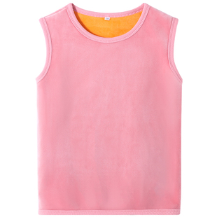 活力四射儿童马甲加绒加厚中大女童保暖秋冬打底男童坎肩背心外穿