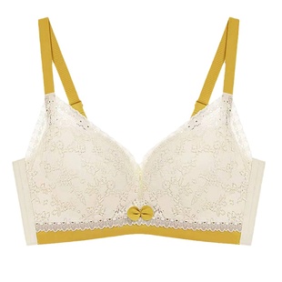 加厚内衣女小胸聚拢上薄下厚3cm 性感无钢圈文胸aa罩杯小平胸专用