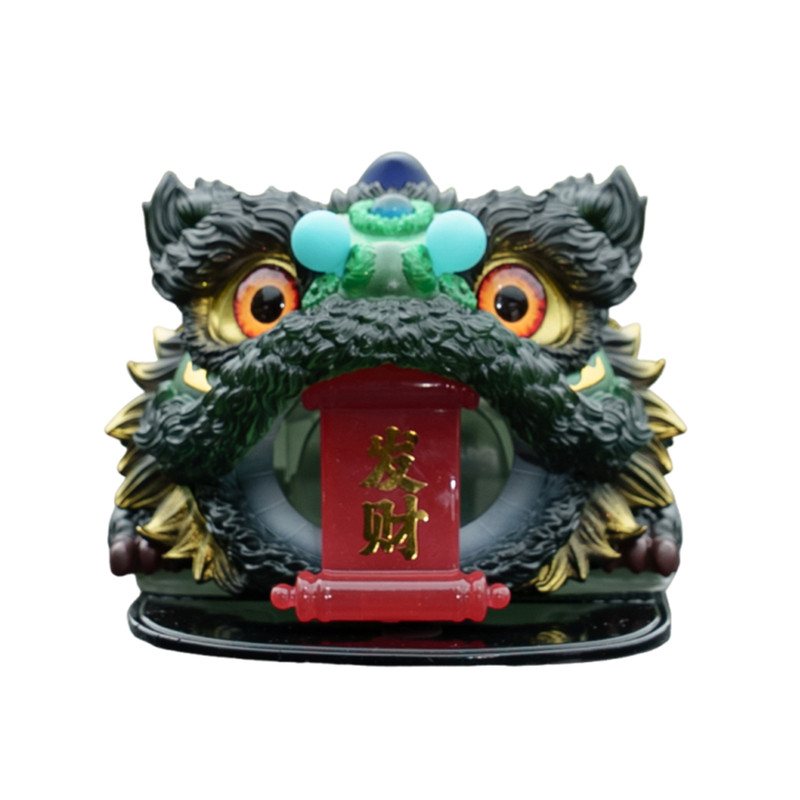 高档内饰品摆件狮来运转套装礼物