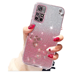 适用于红米Note115G手机壳新款11Tpro+网红潮女款小米Redmi Note11E保护硅胶套5G全包11S防摔软外壳pr0十薄钻