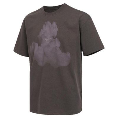 滔搏NIKE耐克男子宽松运动休闲复古晕染印花T恤HJ0779-004