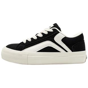 鮀品黑色板鞋女春夏原创小众百搭面包鞋子女款帆布鞋休闲鞋小白鞋