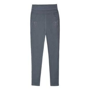 妈妈裤子秋冬新款高腰弹力小脚打底裤外穿保暖中年女士裤加绒加厚