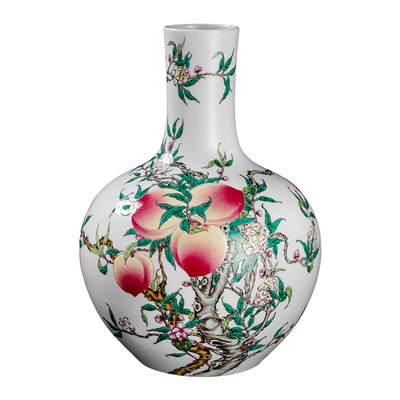 灵祺新中式陶瓷景德镇客厅大花瓶