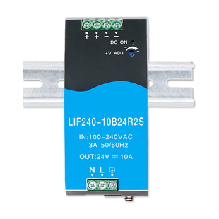 LIF480-10B24V48V金升阳480W导轨式开关电源带PFC替代SDR-480
