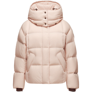 【柴碧云同款】坦博尔25冬新款泡芙羽绒服女短款可脱卸帽保暖外套