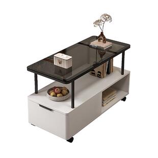 沙发侧边柜轻奢小桌子可移动茶几夹缝收纳柜子客厅角几简易储物柜