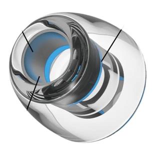 Pentaconn Coreir Brass黄铜调音导管入耳式耳机硅胶套圆声带耳塞