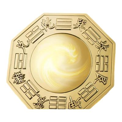 八卦镜纯铜挂饰客厅大门凹凸镜