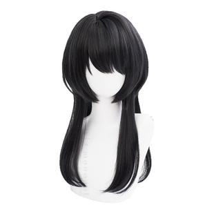 逍遥游无期迷途女局长cos假发男女主角黑色水母头cosplay游戏假发