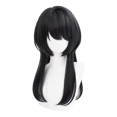 逍遥游无期迷途女局长cos假发男女主角黑色水母头cosplay游戏假发