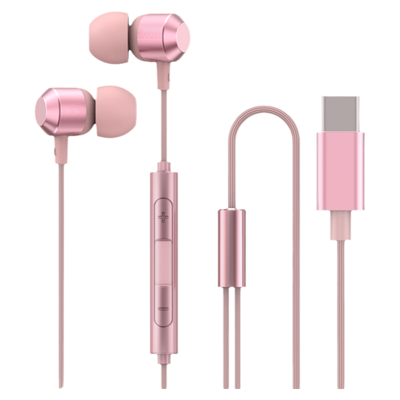 有线耳机typec接口通用华为苹果16/15vivo小米oppo手机圆孔入耳式
